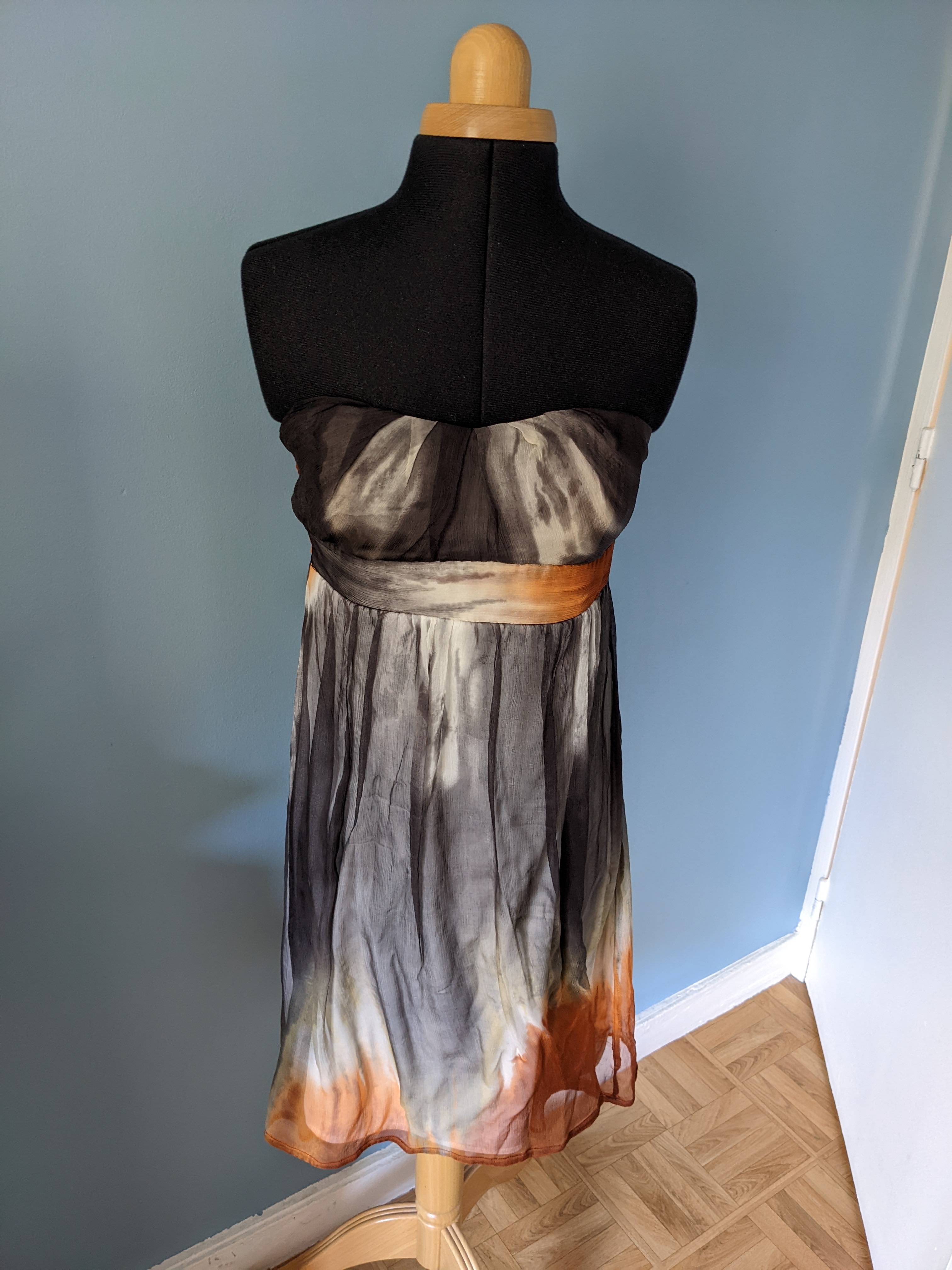 Robe en soie bustier Sinequanone Taille 38