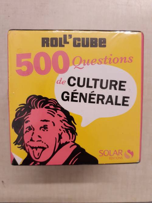 Vends jeu de société Roll’Cube - 500 questions de culture générale - état neuf