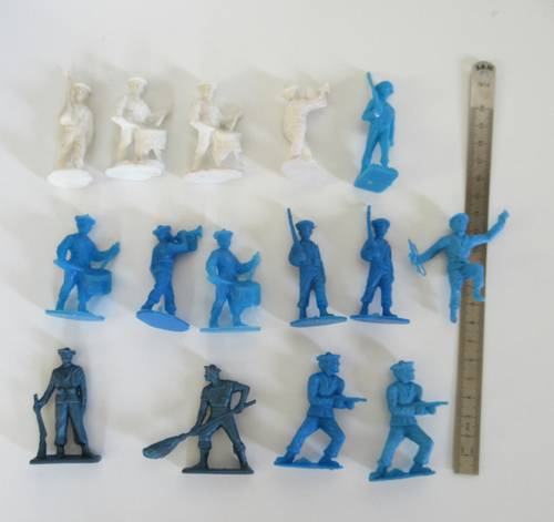 Lot de soldats en plastique : Marins : hauteur 5,5 cm