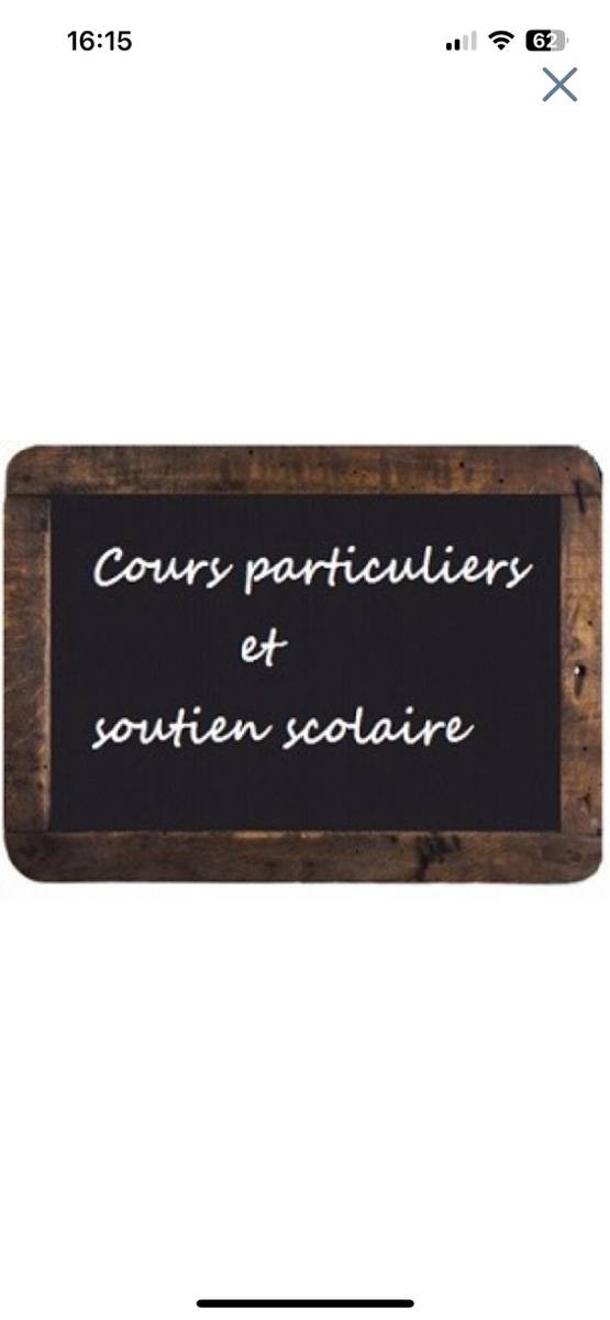 Propose cours particuliers et soutien scolaire