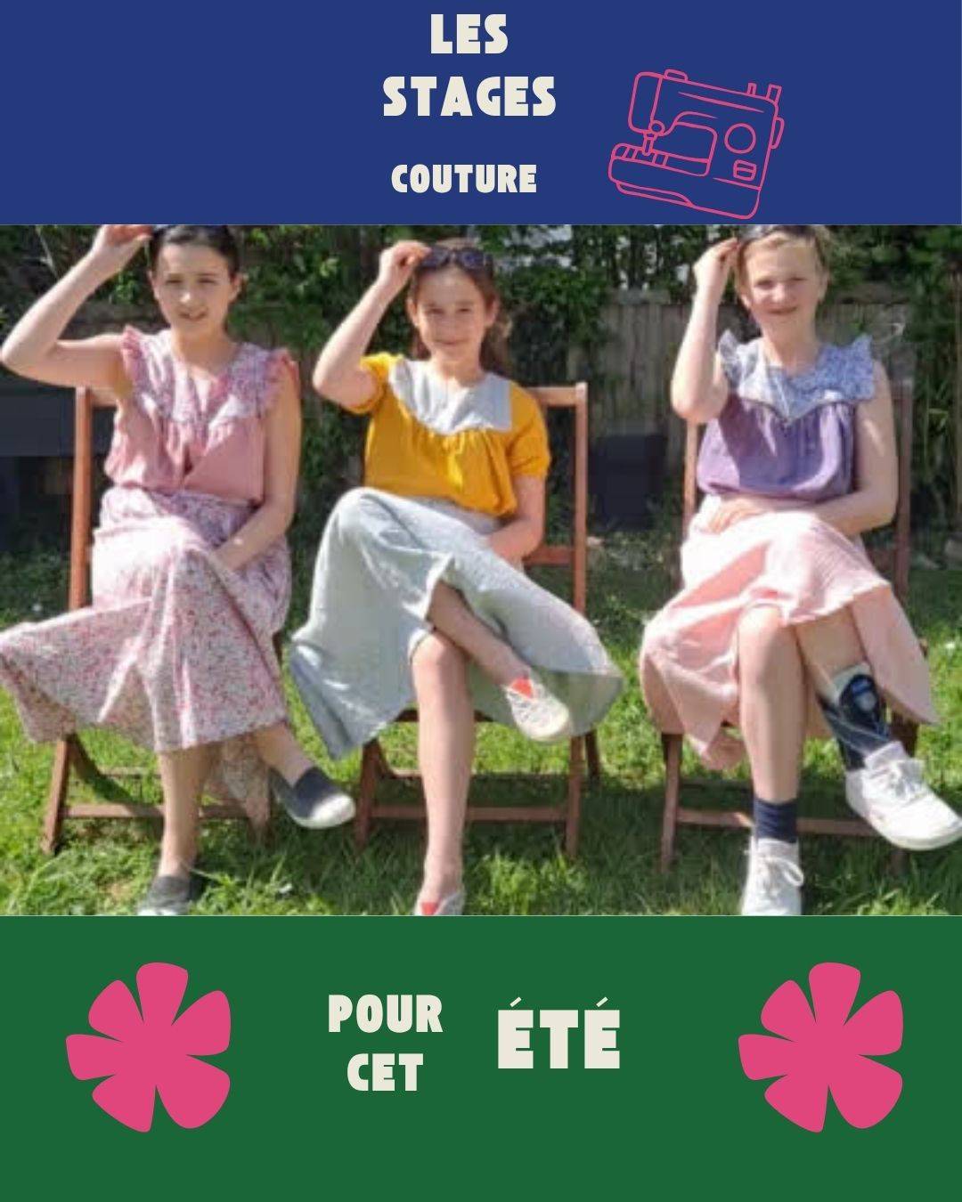 Vends stages de couture - vacances scolaires - 9h de cours de couture