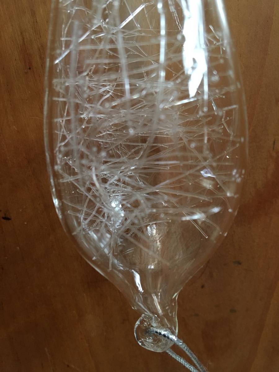 Noël stalactite en verre de 28 cm sur Gens de Confiance