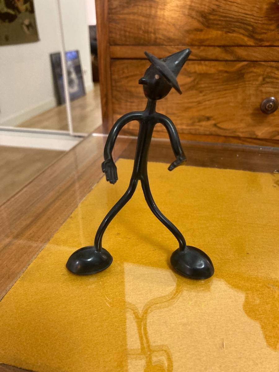 Statuette flexible des sixties - rare