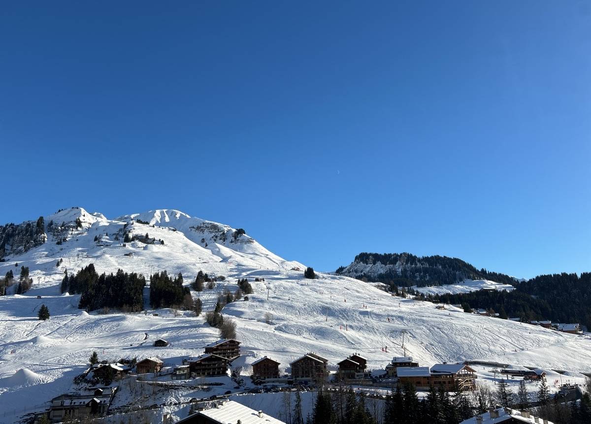 Loue appartement Grand-Bornand - 4 couchages - proche pistes - belle vue