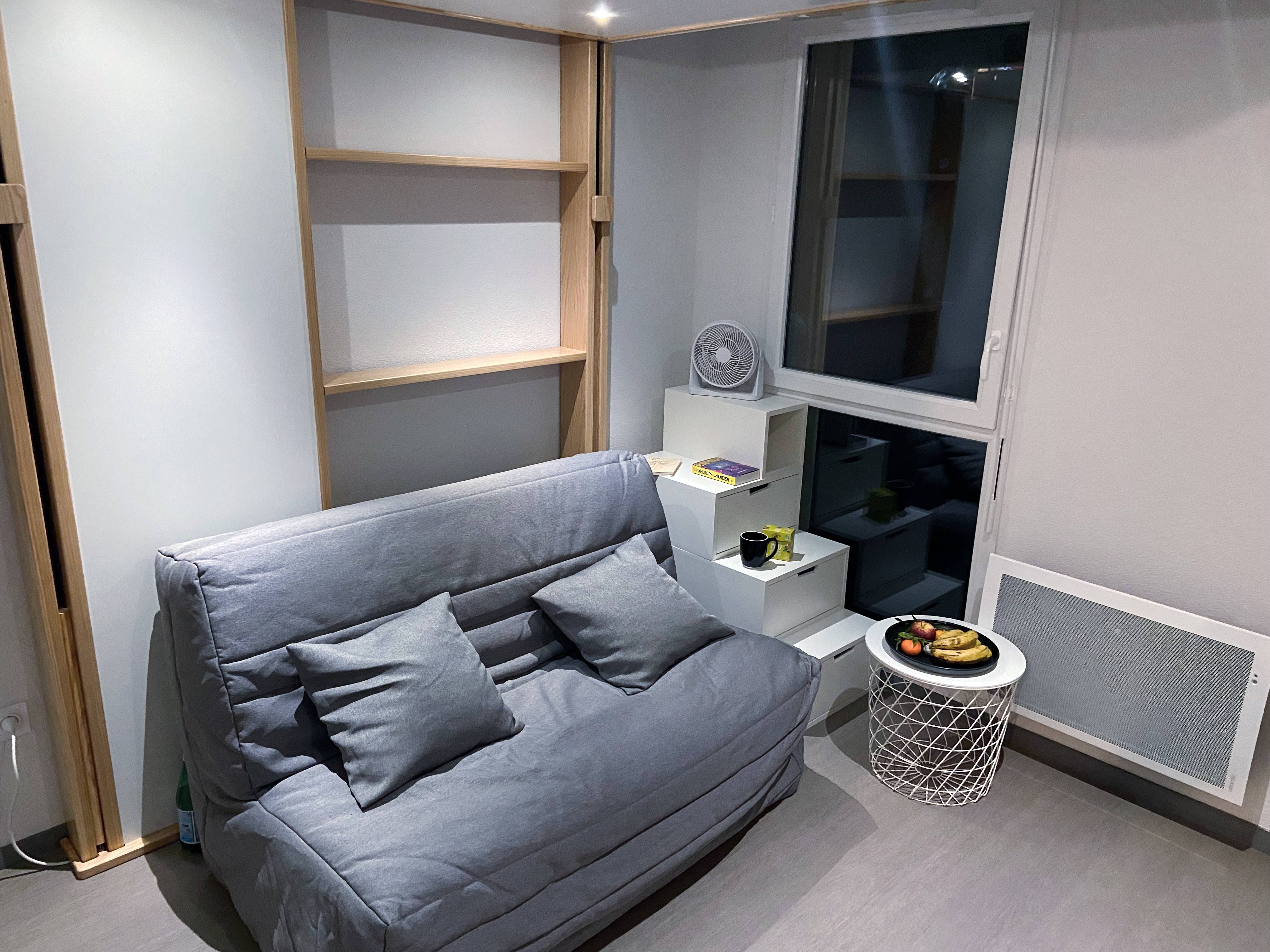 Loue Studio meublé - La Rochelle (17) - Minimes - 21m²