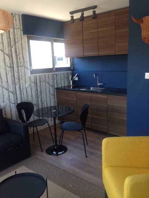 Loue Studio meublé déco avec terrasse - 22m², Grenoble (38)