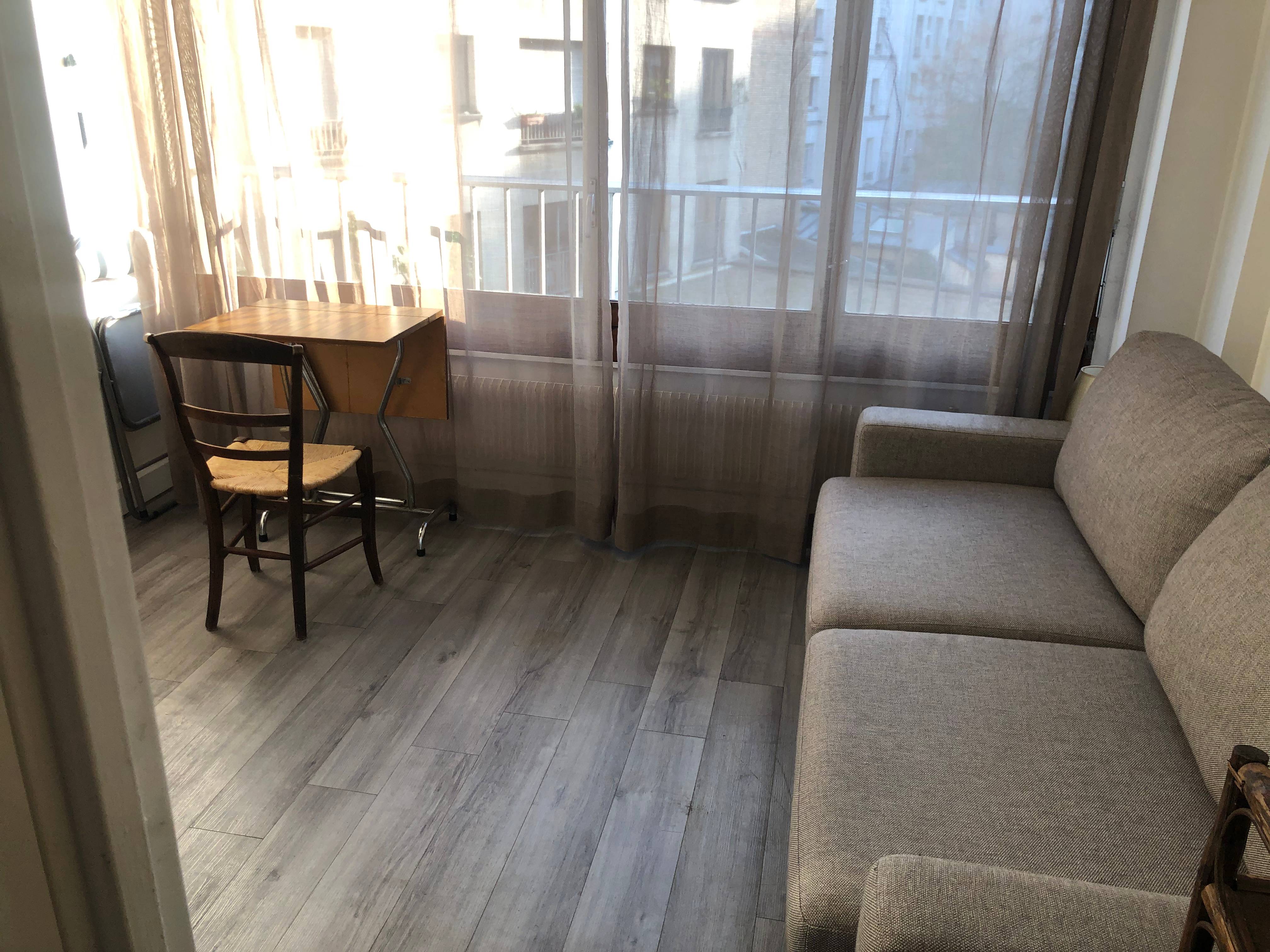 Loue Studio proche Roland Garros 15m², 2 couchages - Porte d’Auteuil - Paris 16ème Sud