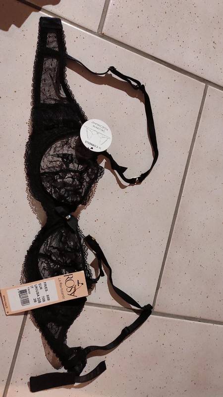 Sublime soutien gorge Rosy dentelle noire 85 b NEUF