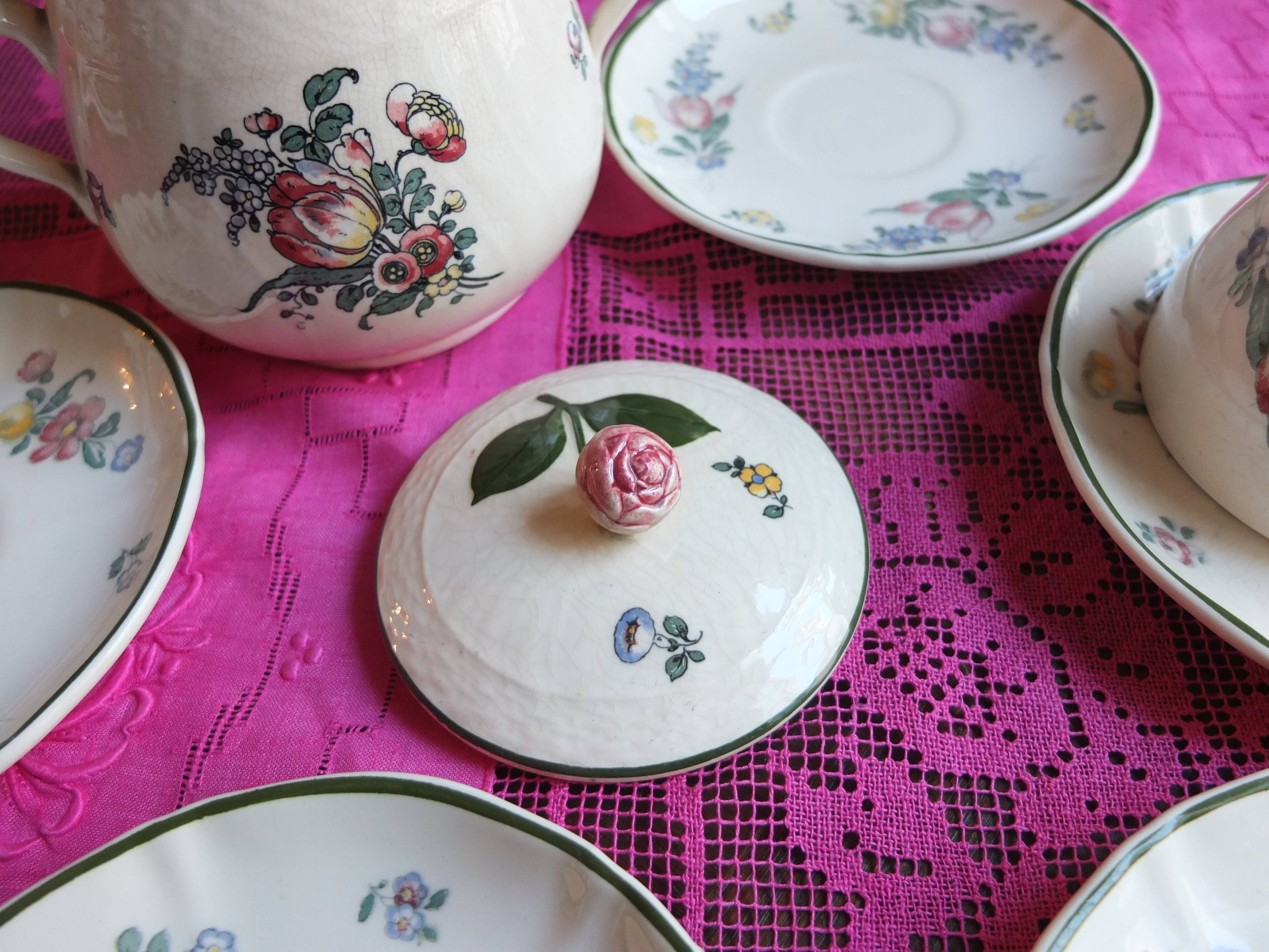 Sucrier et pot à lait Villeroy & Boch Vieux Strasbourg
