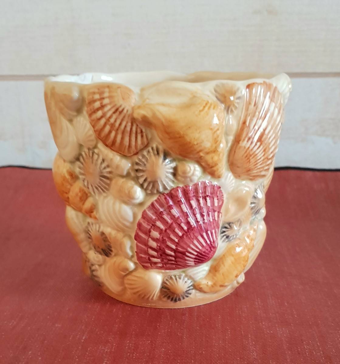 Service à Café égoïste Vintage 4 Pièces - Porcelaine Blanche Irisée Signée - Très Bon état