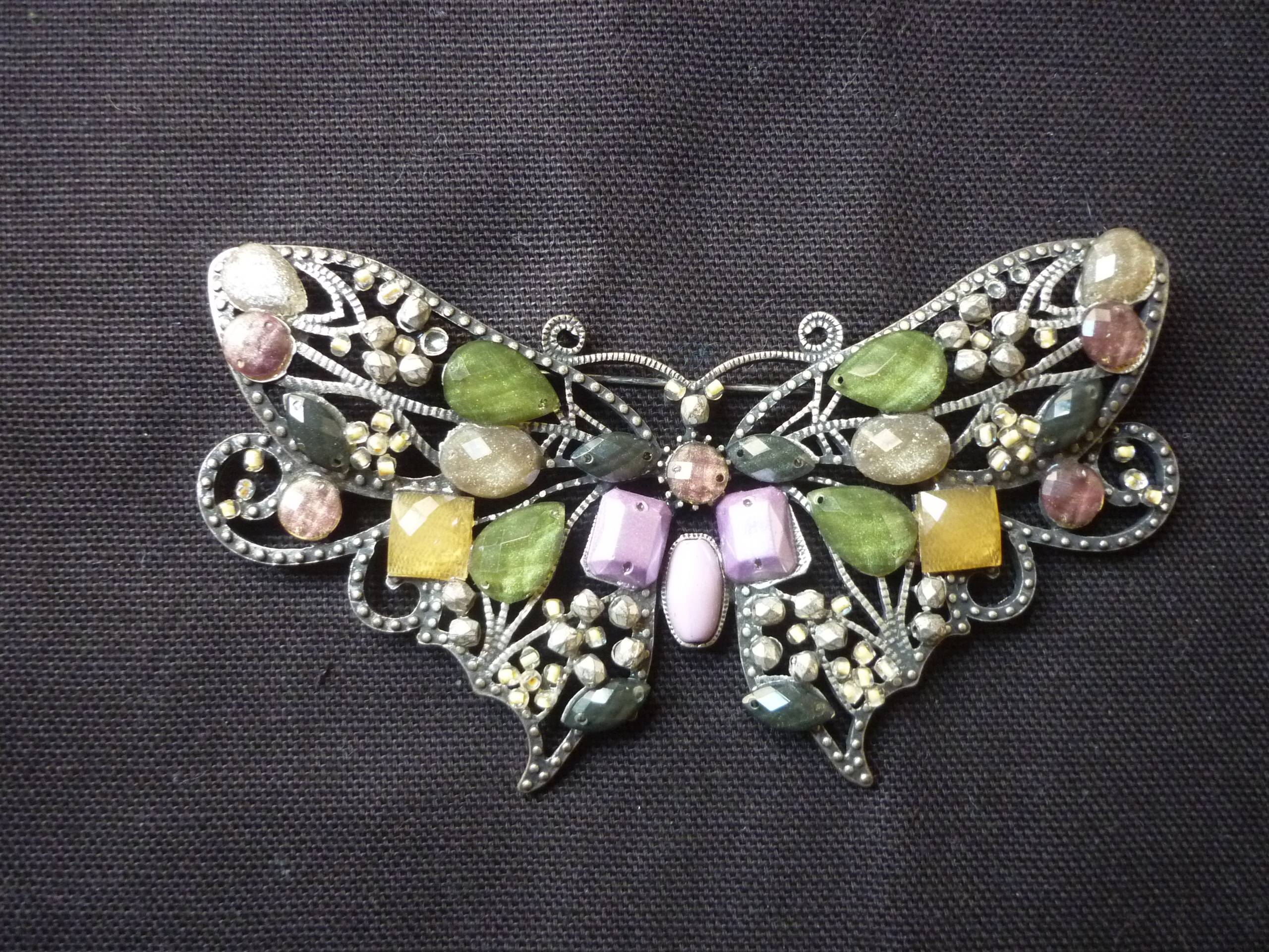 Superbe broche papillon ancienne