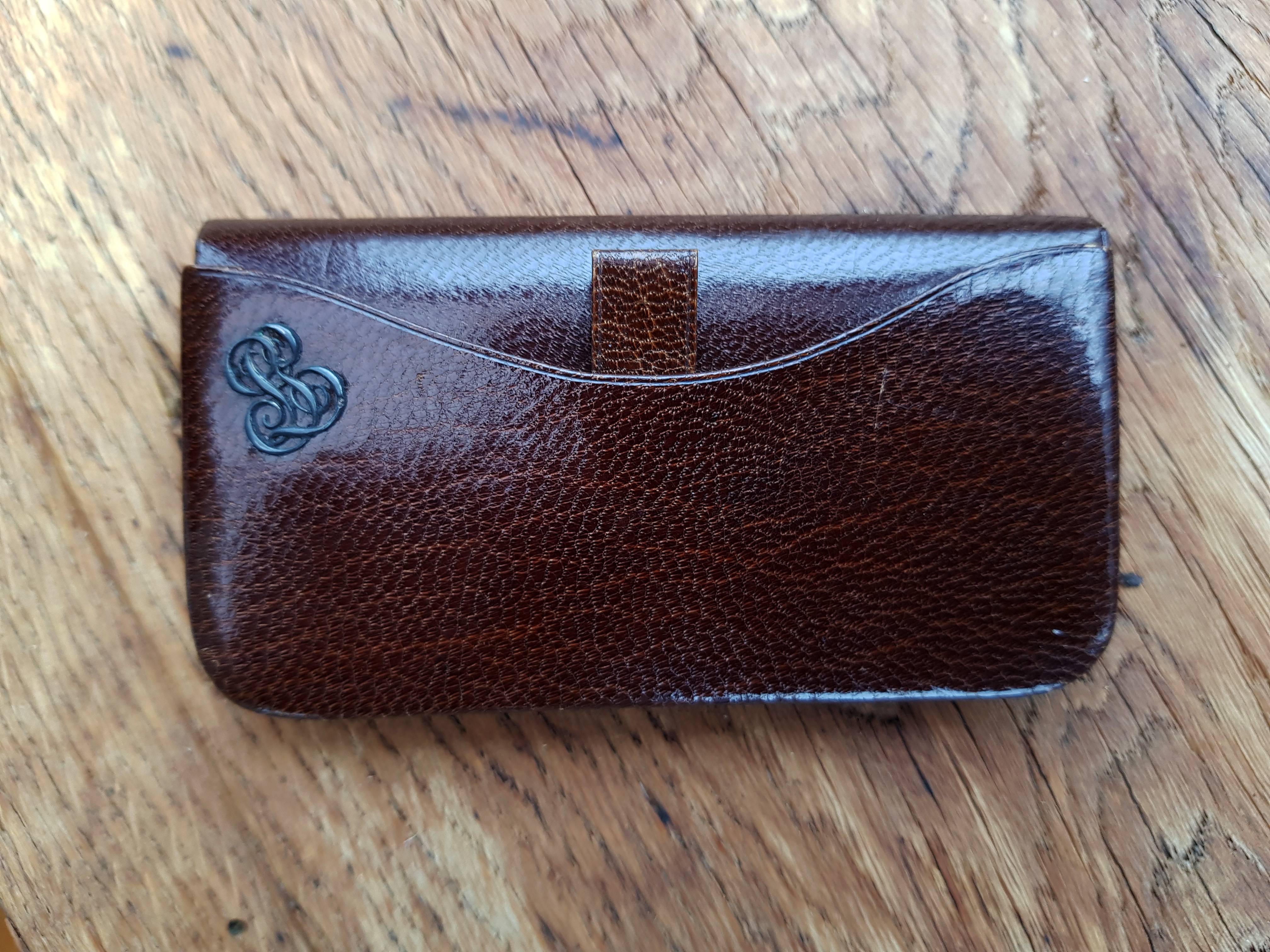 Authentique Portefeuille ROMANO En Cuir Vintage - Marron - Unisexe - Swiss Made