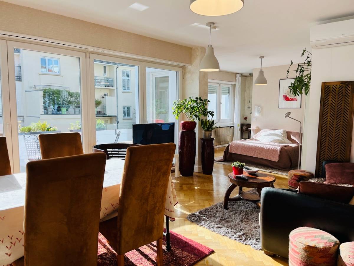 Loue superbe appartement loft classé 4* à Strasbourg Orangerie - 4 couchages