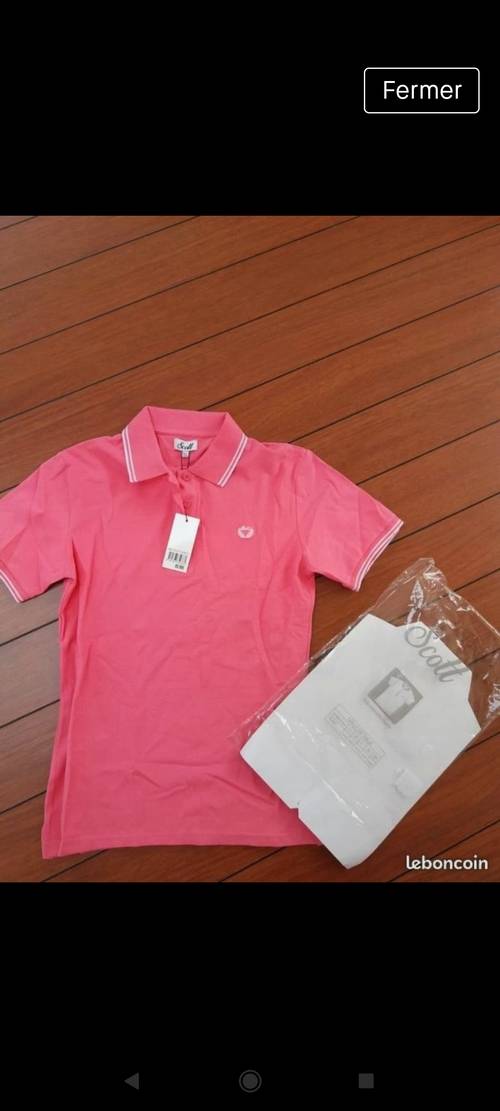 Superbe polo taille 42 neuf Scott