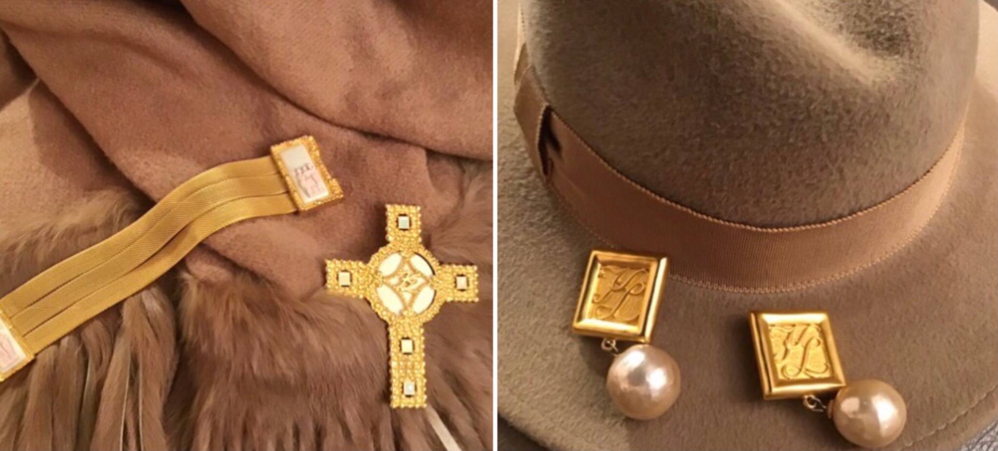 Karl Lagerfeld Superbes Bijoux Haute-Couture Vintage 90´