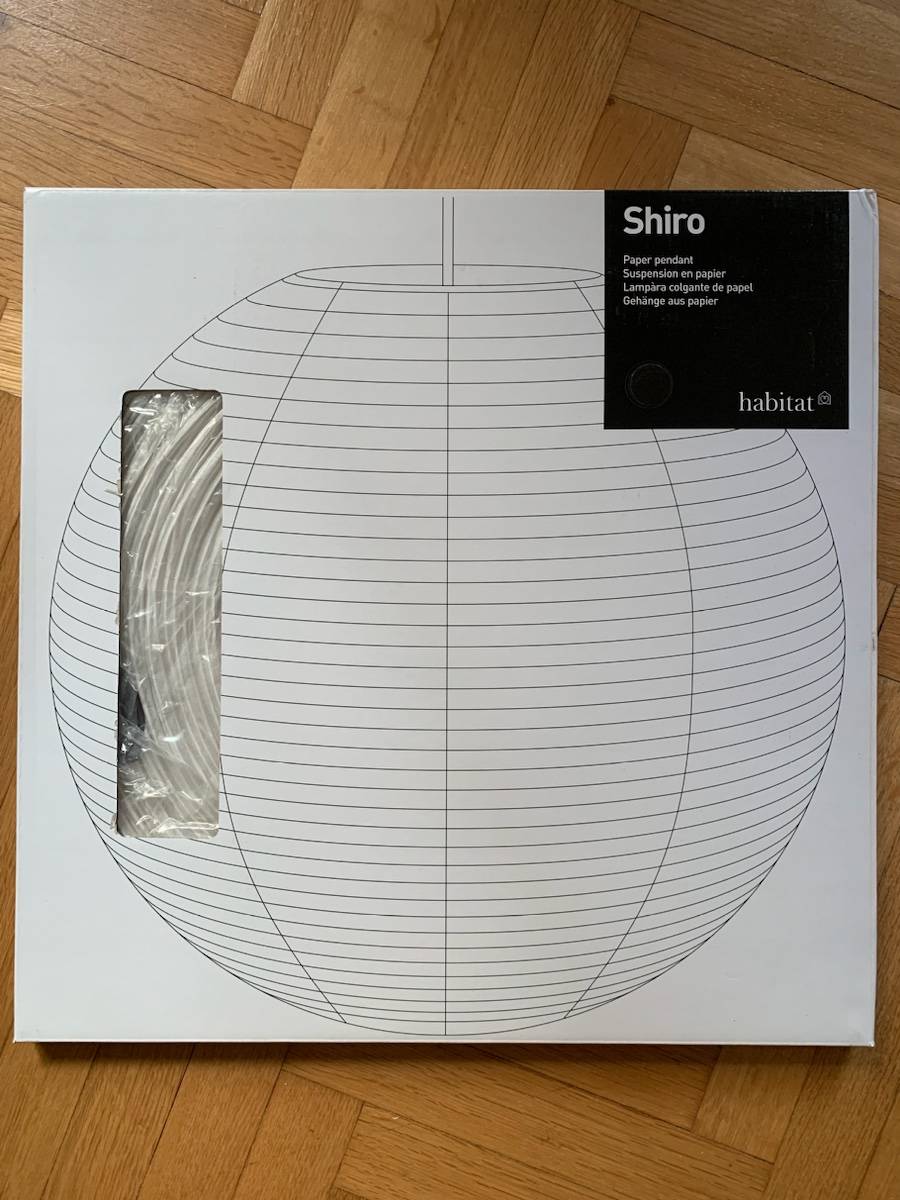 Suspension papier japonaise