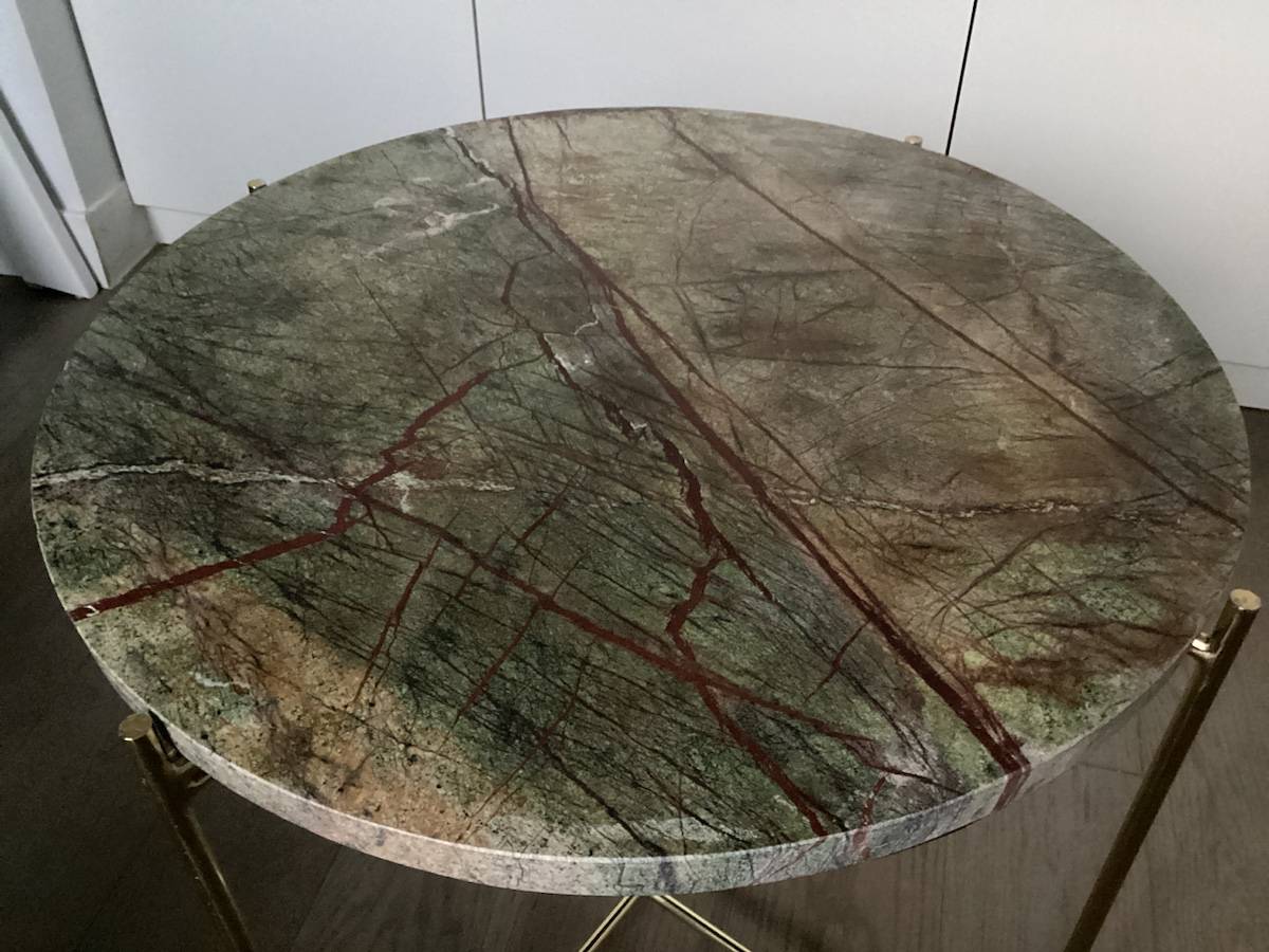 Vends table d’appoint plateau marbre