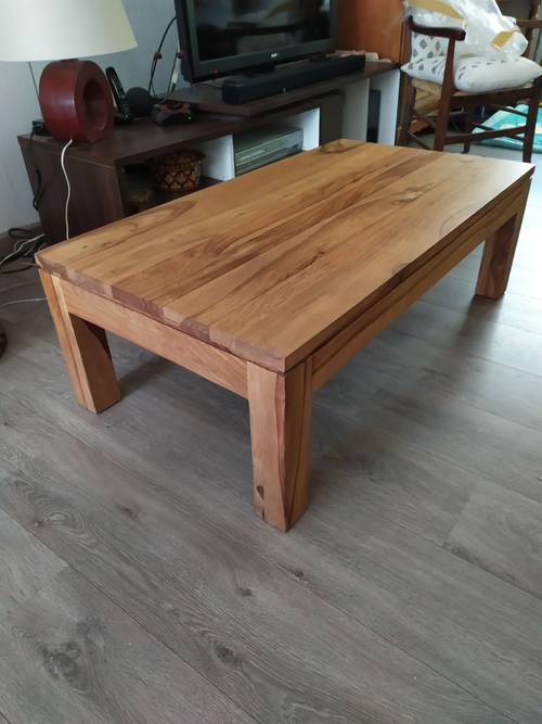 Table basse bois massif