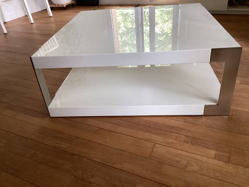 Table basse Fly métal blanc Stout