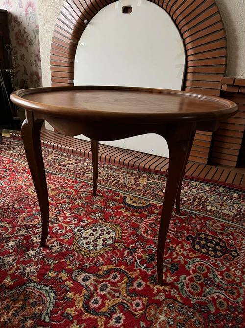 Table basse ronde bois