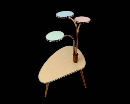 Table Basse Vintage • Jardinière • 1950