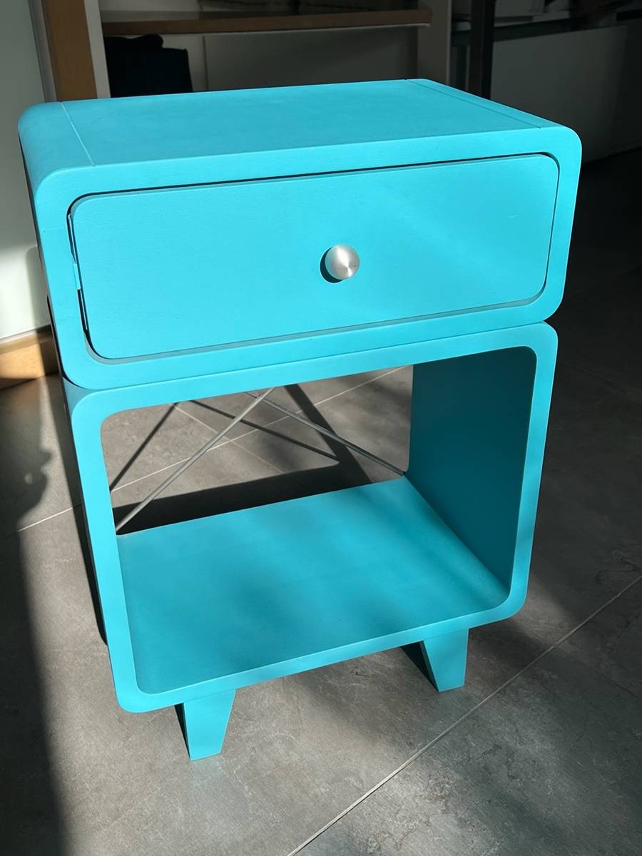 Vends table de chevet Laurette Zzz bleu
