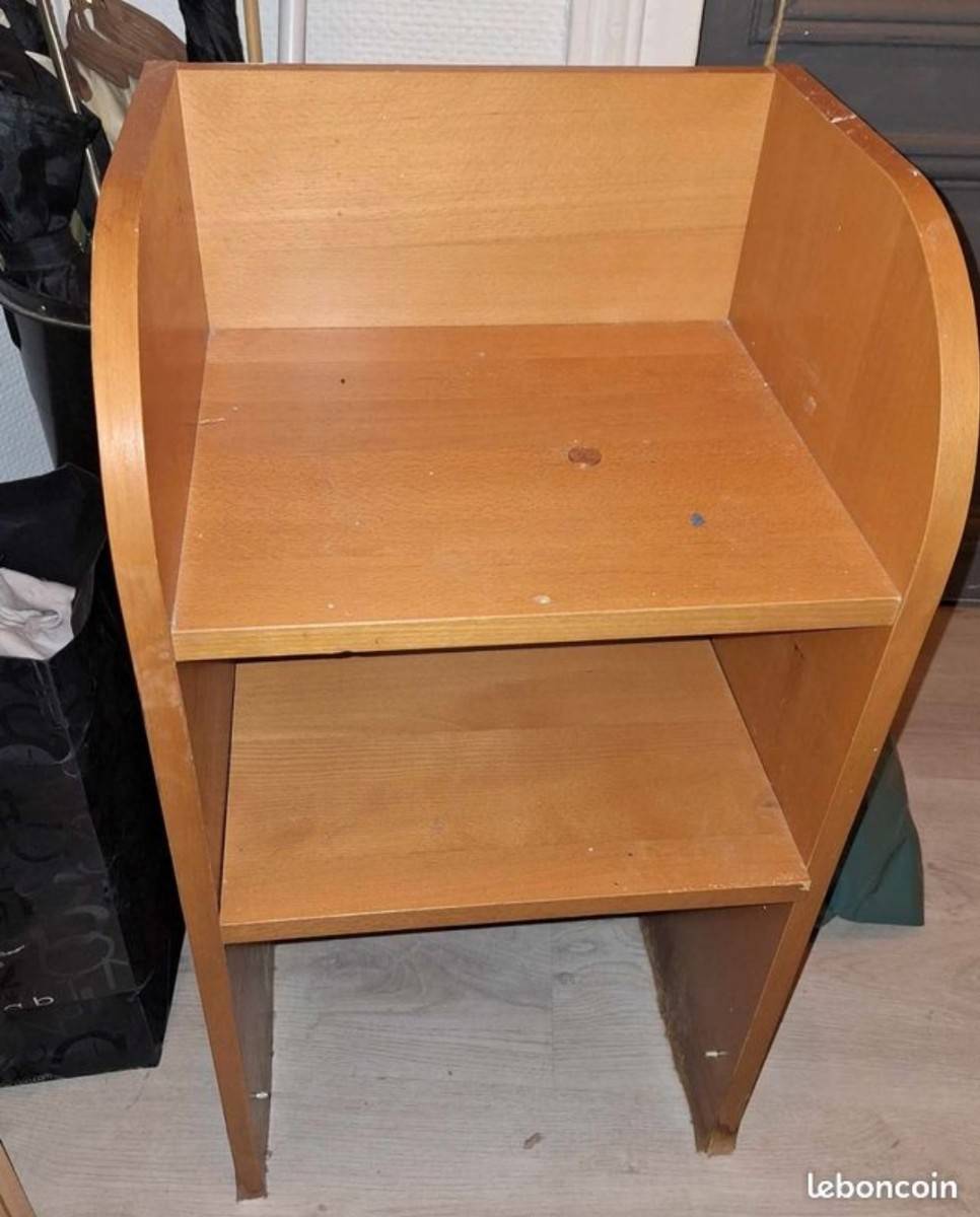 Table chevet surmeuble rangement