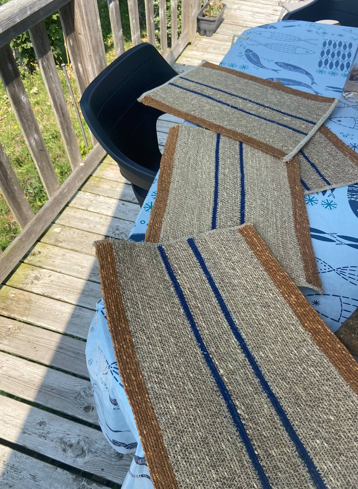 4 sets de table très bon état, collection Monoprix 2024