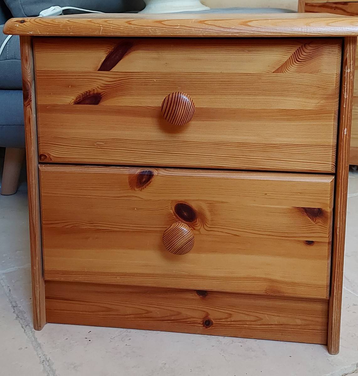 Table de chevet bois