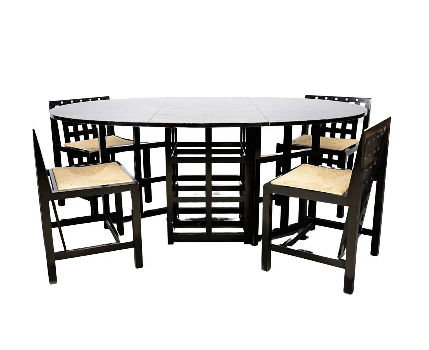 Table De Billard Avec 6 Chaises – Noir – Bois – Occasion
