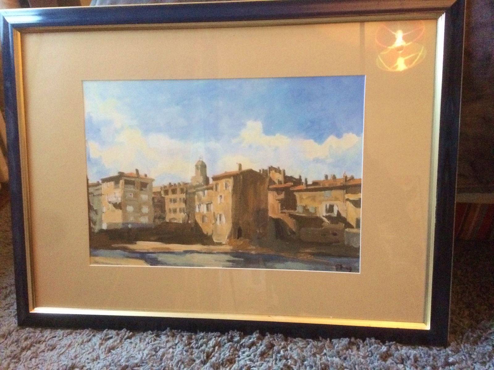 Tableau aquarelle Saint Tropez