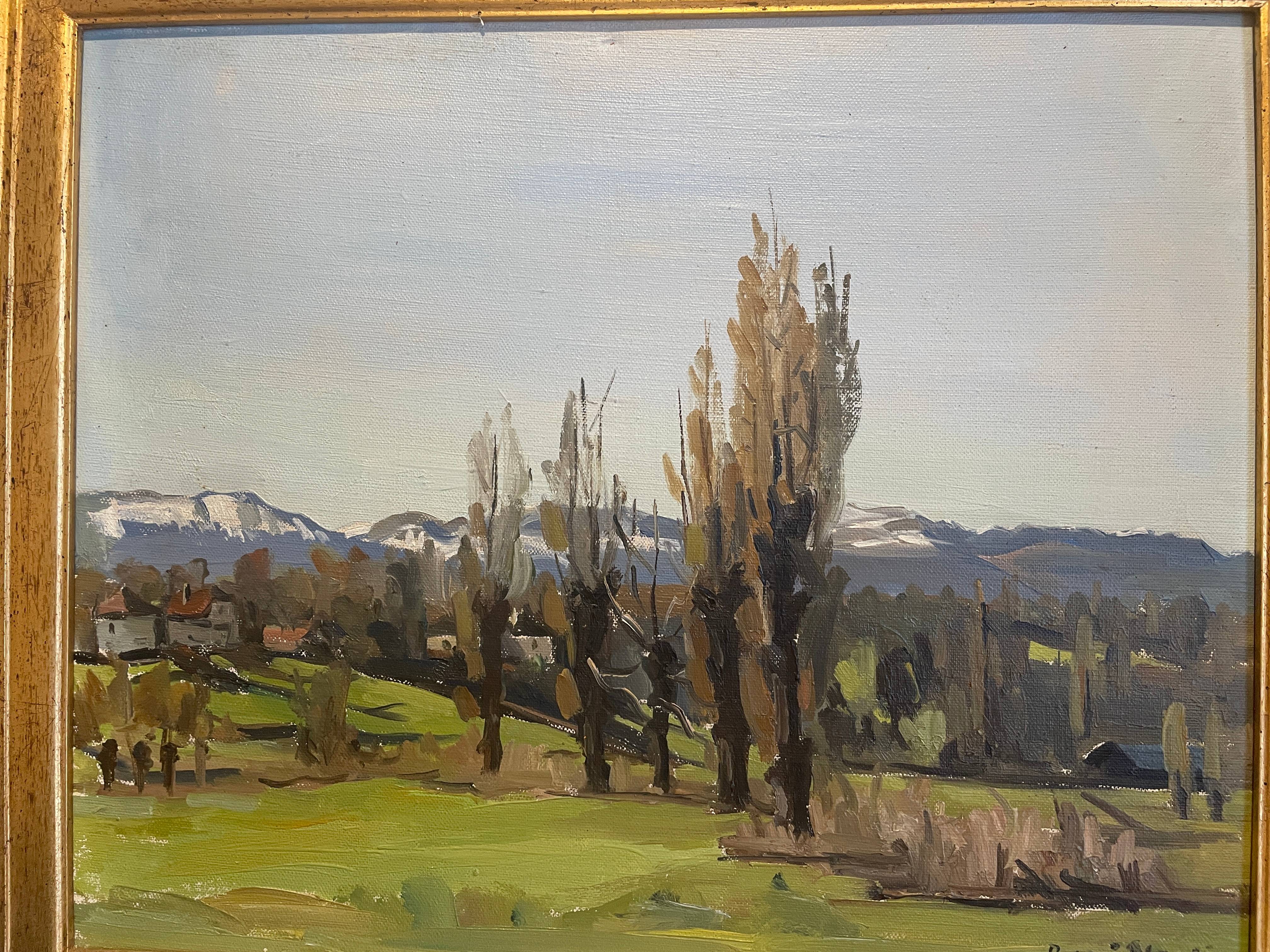 Tableau Benjamin II Vautier (18951974) peintre genevois, fils de Otto