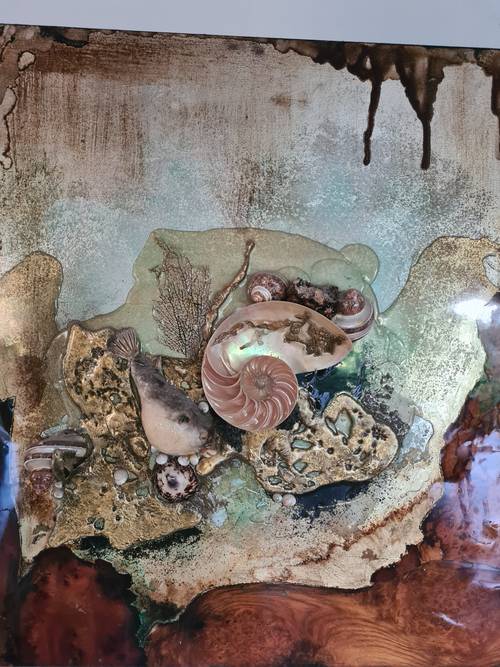 Tableau coquillage