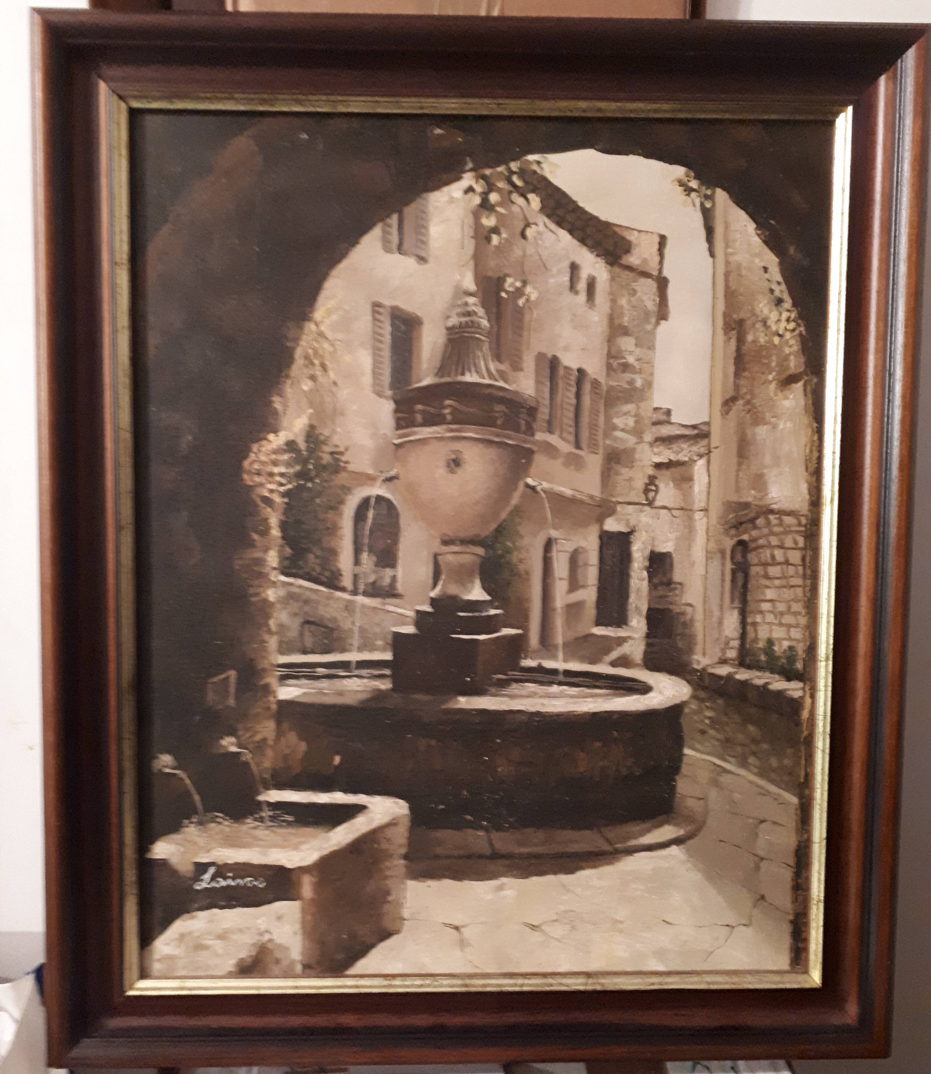 Tableau Fontaine à Vence