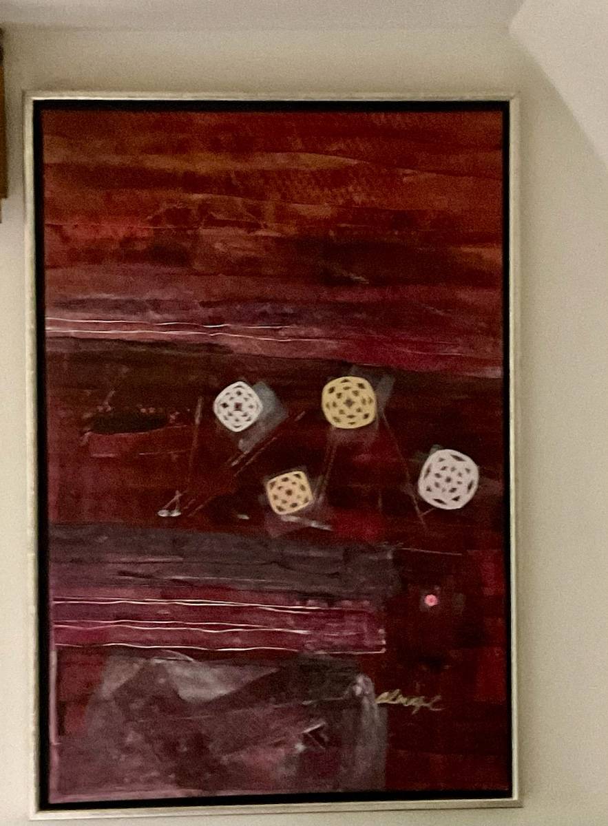 Tableau à l’huile récent signé