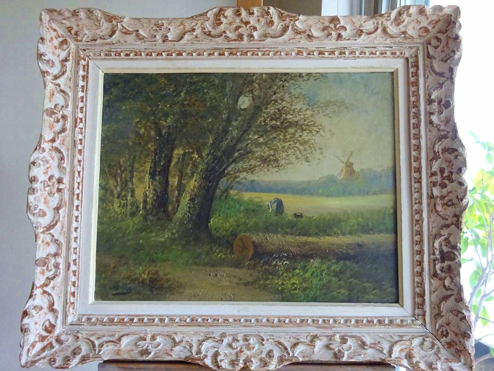 Tableau Lucien HENRY (1850/1896) école de Barbizon