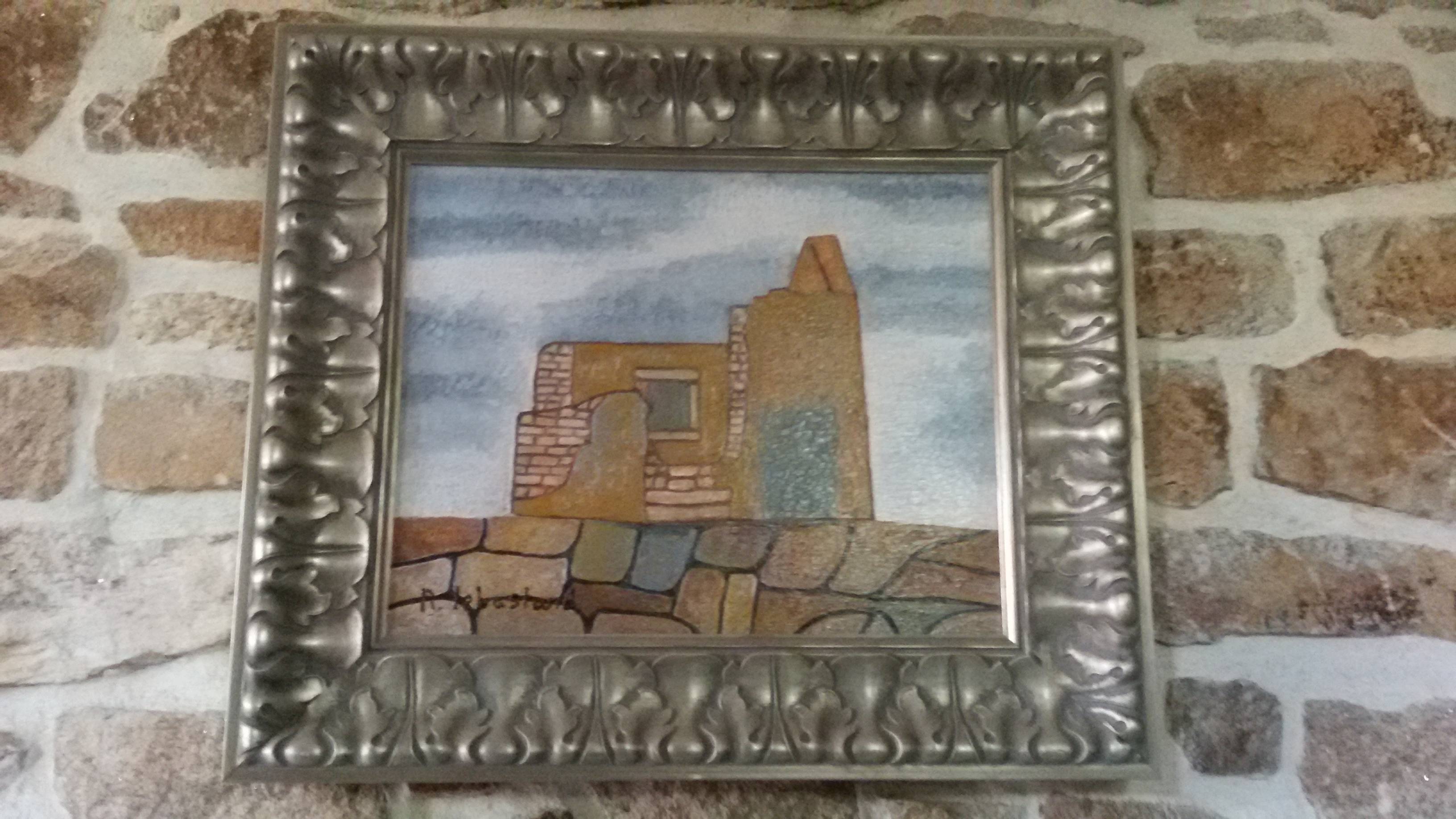 Tableau signé  R.Le  Bastard, peinture à l’huile "Quiberon"