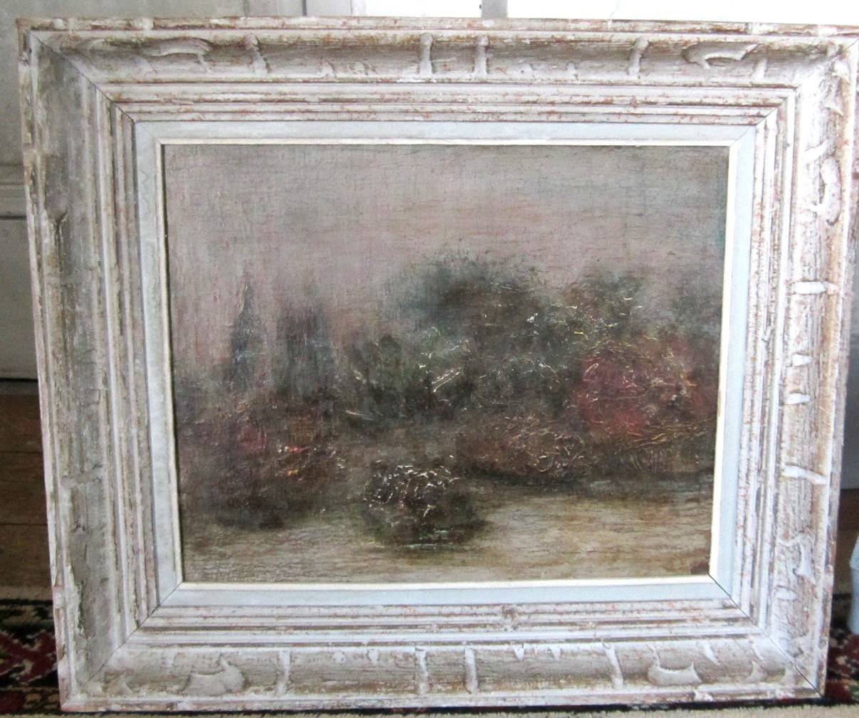 Tableau Hervé THIBAULT nature morte / abstraction