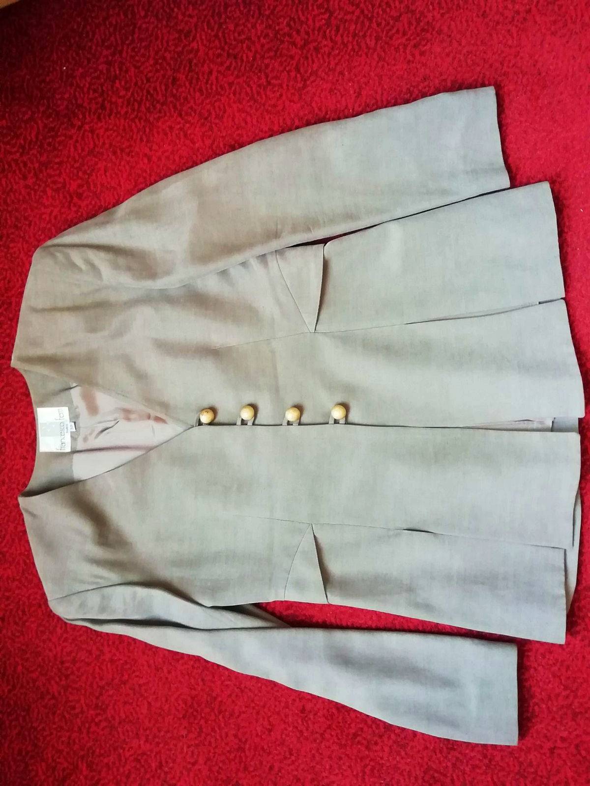 Tailleur (jupe+veste) et caraco assorti T aille 38/40 F Ferri