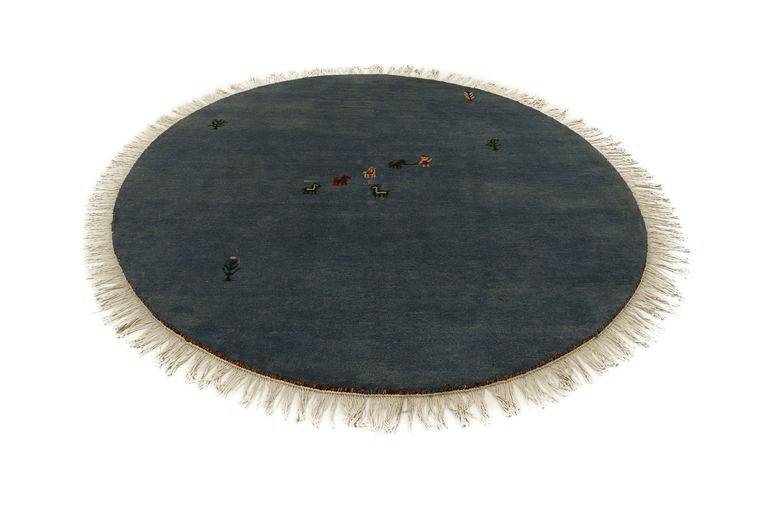 Tapis Rond • Gabbeh • Inde • ∅ 195 cm • 1990