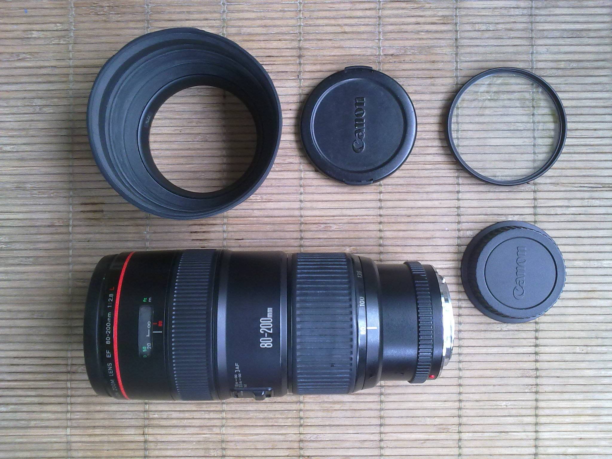 Téléobjectif Canon professionnel - EF 80/200 mm f/2.8L