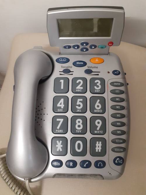 Téléphone larges touche pour sénior