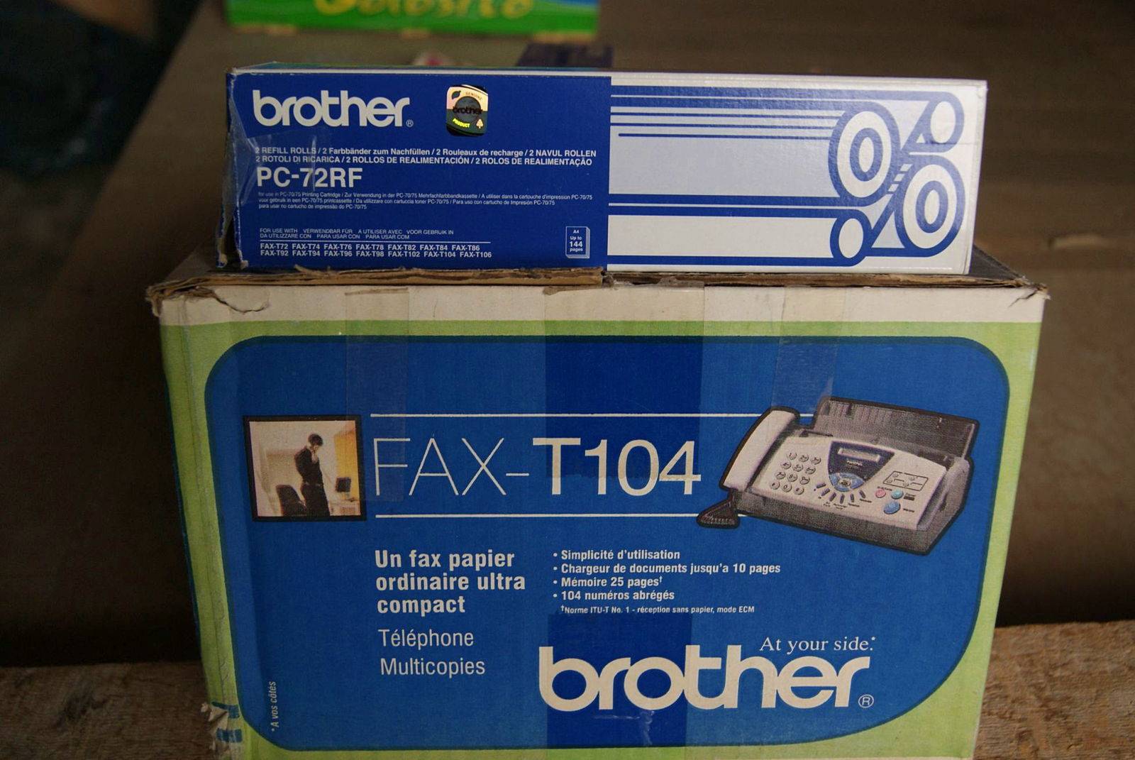 Téléphone fax télécopieur BROTHER T104