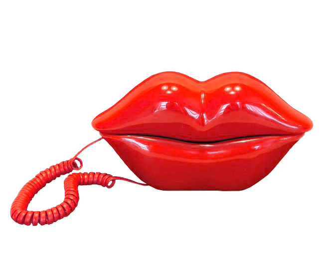 Téléphone Vintage • Red Hot Lips • Pop Art • 1980