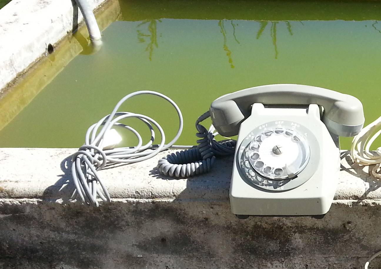 Téléphone à cadran pour la déco