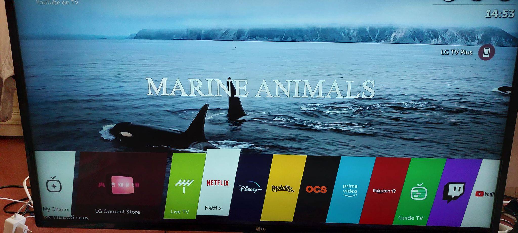 Télévision Smart TV LG 4L UHD 43 pouces 108 cm PQI 1600 sur Gens de