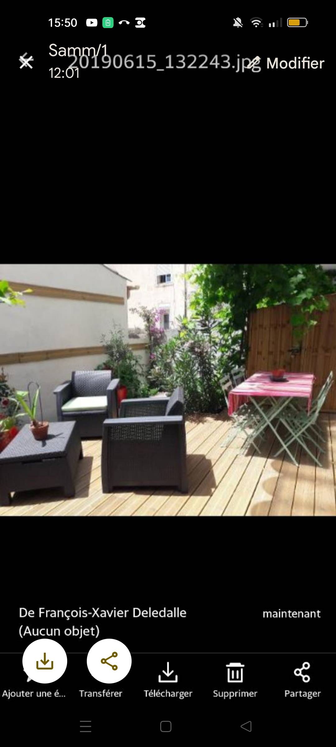 Une photo de l’annonce