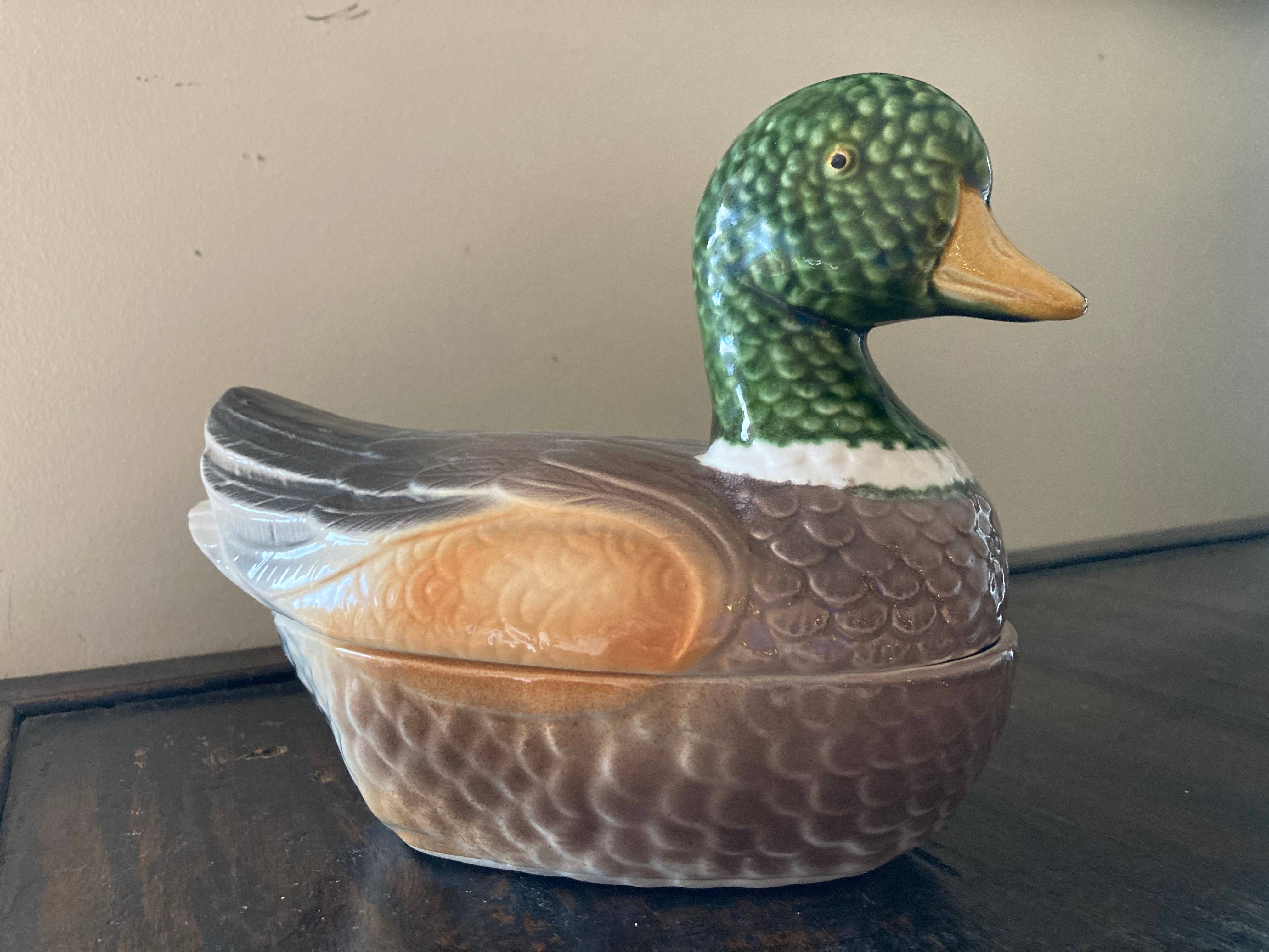 Terrine Canard Faïence Caugant