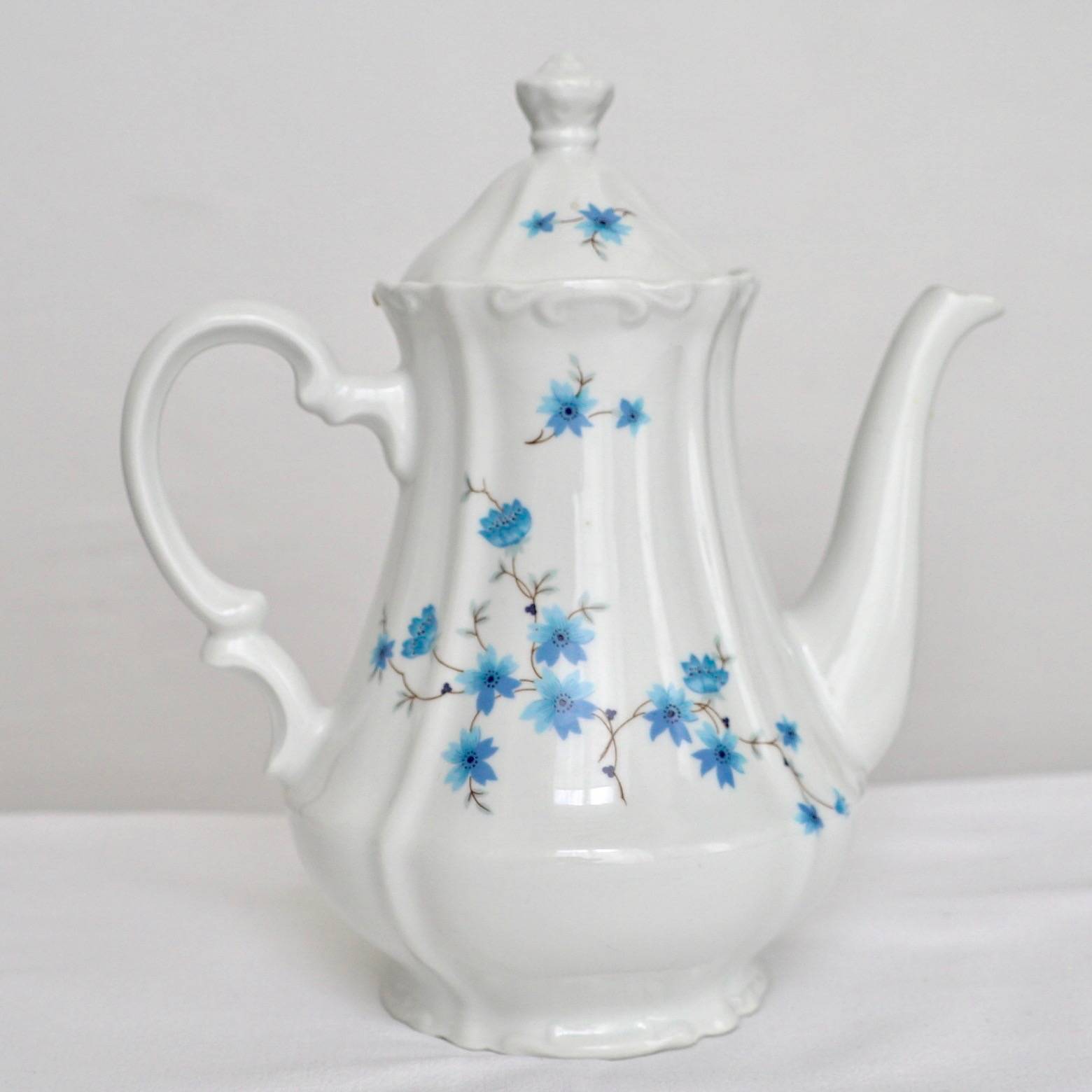 Théière Cafetière années 80 porcelaine de Chauvigny