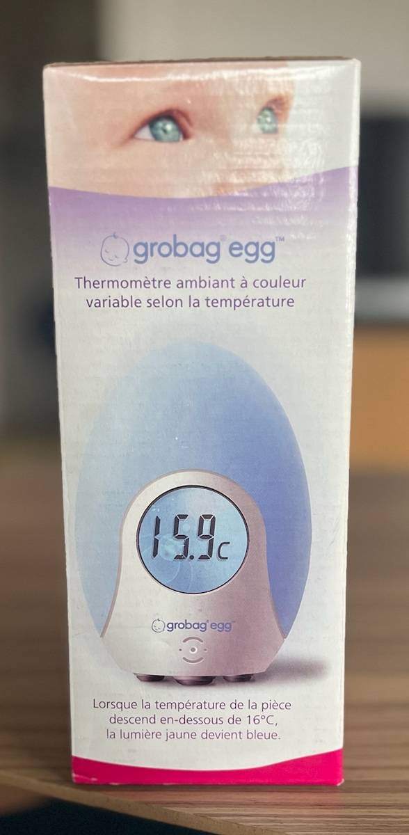 Thermomètre ambiant Grobag Egg